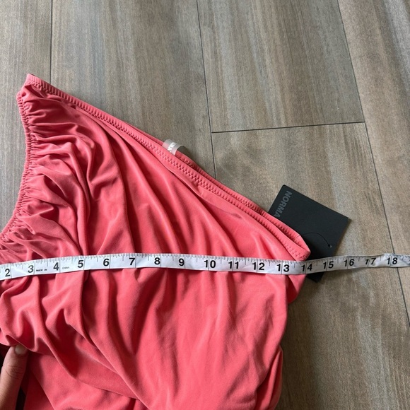 NWT Norma Kamali Diana mini dress pink size large - Picture 7 of 7